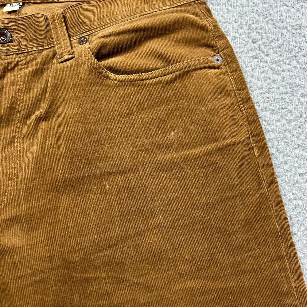Todd Snyder Corduroy Pants Mens 31x30 Brown Slim 5-Pocket Casual Wear
